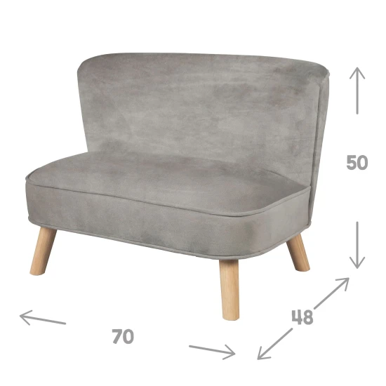 Dětská pohovka Lil Sofa Šedá