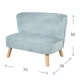 Dětská pohovka Lil Sofa Světle modrá