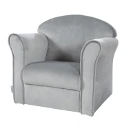 Dětské křeslo Lil Sofa s články Šedé