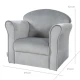 Dětské křeslo Lil Sofa s články Šedé