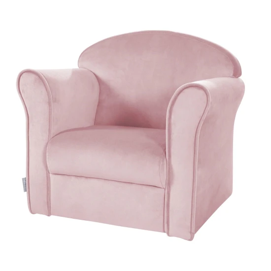 Dětské křeslo Lil Sofa s články Růžové