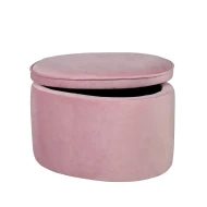 Dětský taburet s úložným místem Lil Sofa Růžový