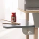 Dětský dřevěný gril BBQ s doplňky Šedá/přírodní