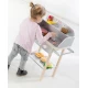 Dětský dřevěný gril BBQ s doplňky Šedá/přírodní