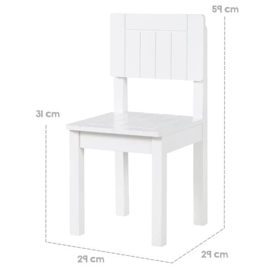 Dětská stolička Bílá
