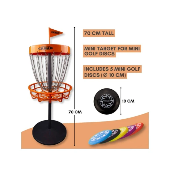 Guru – zahradní hra Mini Discgolf set – sada s 5 disky GURU_970362
