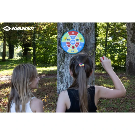 Schildkröt – oboustranný terč na suchý zip + 6 kuliček SCHILD_970354