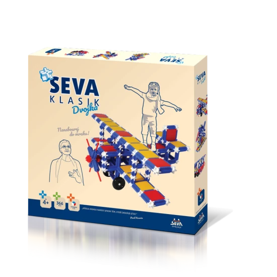 Stavebnice Klasik Dvojka 351 dílků – Seva 360301-2