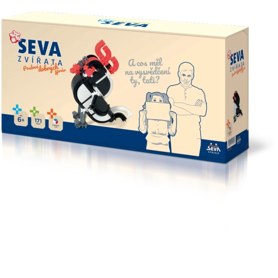 Stavebnice Zvířata Poslové dobrých zpráv 171 dílků – Seva 360301-70