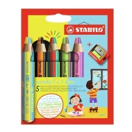 Pastelky Woody dvoubarevné a struhadlo 3v1 Pastelky Woody dvoubarevné a struhadlo 3v1