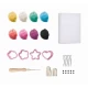 Plstene doplnky Kawaii – DIY kreativni sada pro deti na tvorbu privesku