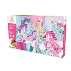 Stick & Fun XXL kreativní sada Mozaika Jednorožci