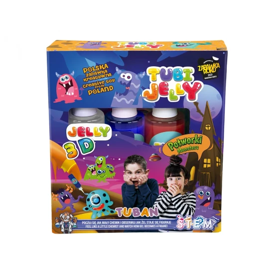 Tubi Jelly Kreativní set Příšerky na tvorbu 3D figurek