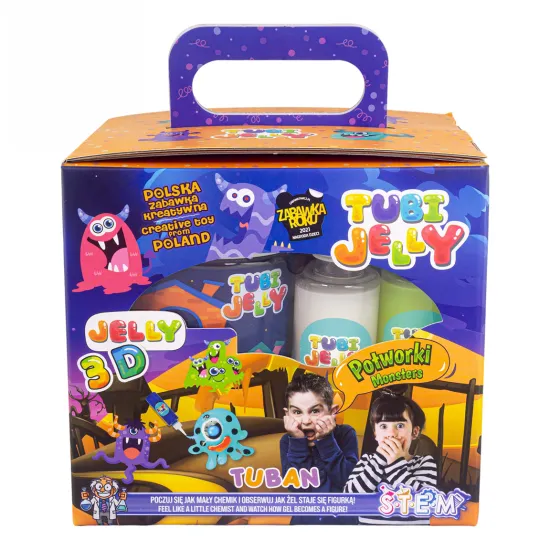 Tubi Jelly Kreativní set s akváriem XL Příšerky na tvorbu 3D figurek