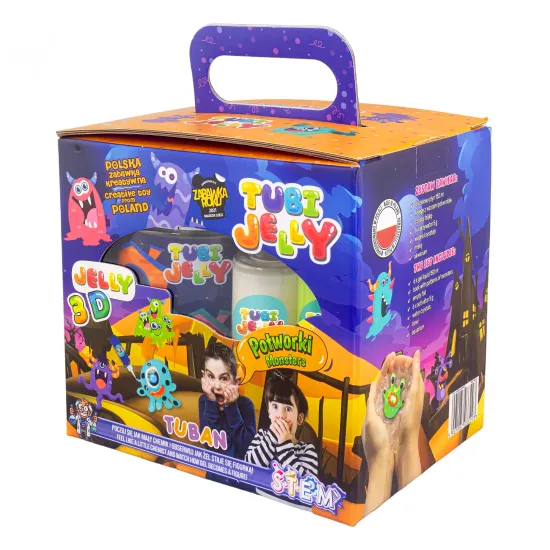 Tubi Jelly Kreativní set s akváriem XL Příšerky na tvorbu 3D figurek