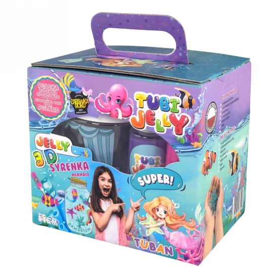 Tubi Jelly Kreativní set s akváriem XL Mořská panna na tvorbu 3D figurek