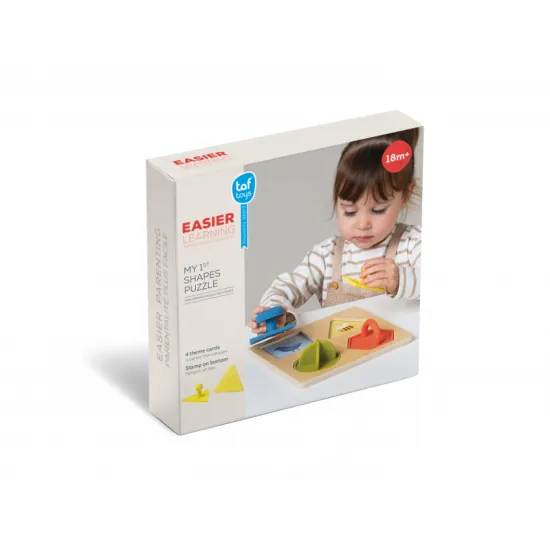 TAF TOYS Puzzle Vkládací tvary pro nejmenší Děťátko se naučí barvy, tvary a rozvíjí jemnou motoriku.