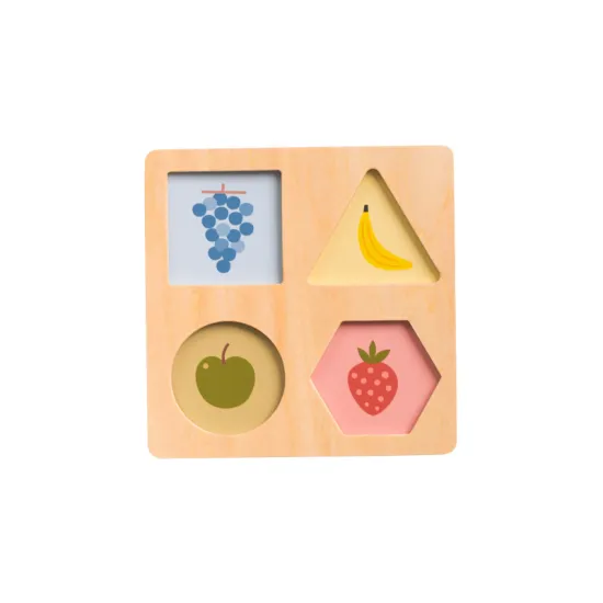 TAF TOYS Puzzle Vkládací tvary pro nejmenší Děťátko se naučí barvy, tvary a rozvíjí jemnou motoriku.