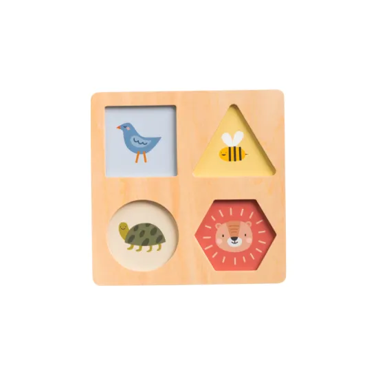 TAF TOYS Puzzle Vkládací tvary pro nejmenší Děťátko se naučí barvy, tvary a rozvíjí jemnou motoriku.