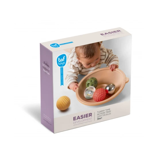 První hry na bříšku? Miska Taf Toys je ideální začátek