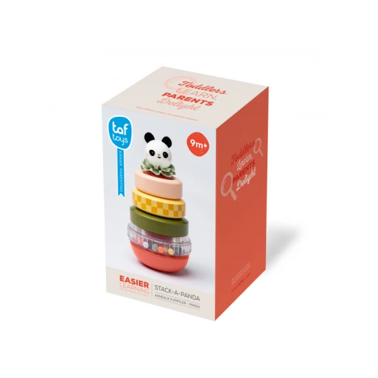 Taf toys Pyramida Panda - podpora motoriky a logiky