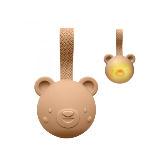 Silikonový medvídek Dream Bear: Kombinace nočního světla, melodií a senzorů pro dokonalý spánek