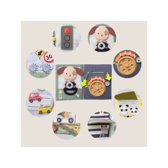 Knížka s aktivitami do auta Busy Book