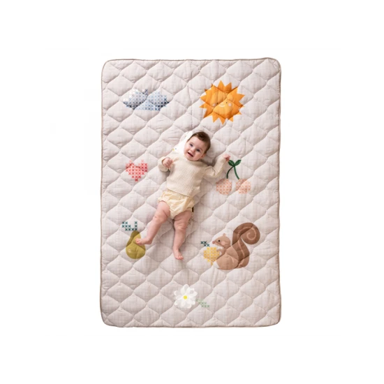 Hrací deka prošívaná Fantasy Bloom