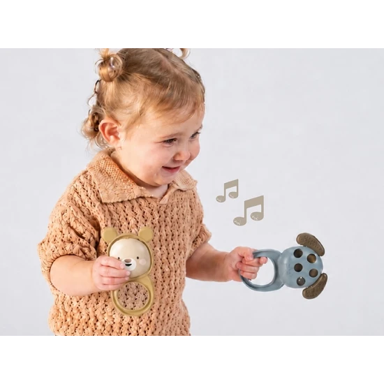 Chrastítka Sound Discovery Duo Bell & Clapper – Taf Toys 13965TAF