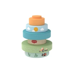 Dřevěné nasazovací kroužky Farmers Funday