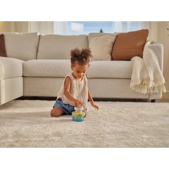 Dřevěné nasazovací kroužky Farmers Funday