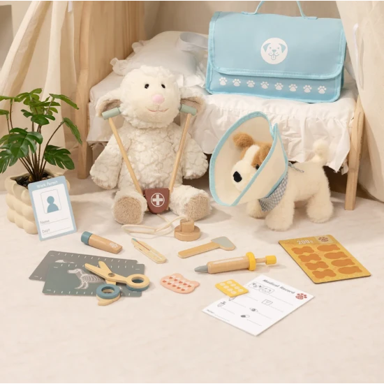 Dětská veterinární sada pro milovníky zvířátek