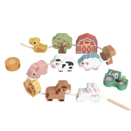 Navlékání Zvířátka Farma Pastel
