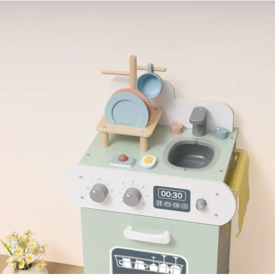 Myčka nádobí pro děti – hračka do dětské kuchyňky na učení hrou