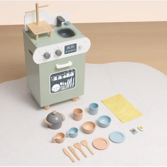 Myčka nádobí pro děti – hračka do dětské kuchyňky na učení hrou