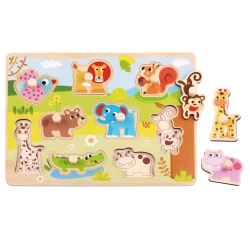 Vkládací puzzle Zvířátka 9ks Vkládací puzzle Zvířátka 9ks