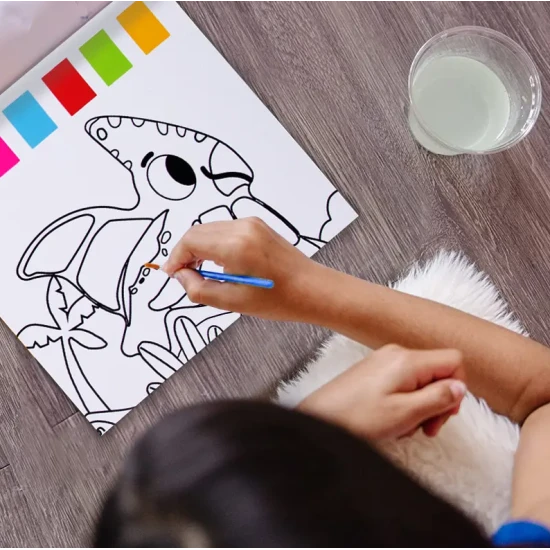 Malování vodou Dinosauři Akvarelové omalovánky Tookyland