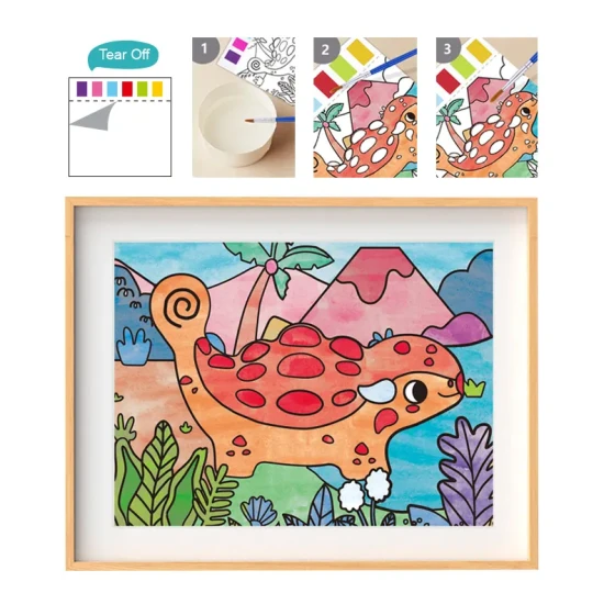 Malování vodou Dinosauři Akvarelové omalovánky Tookyland