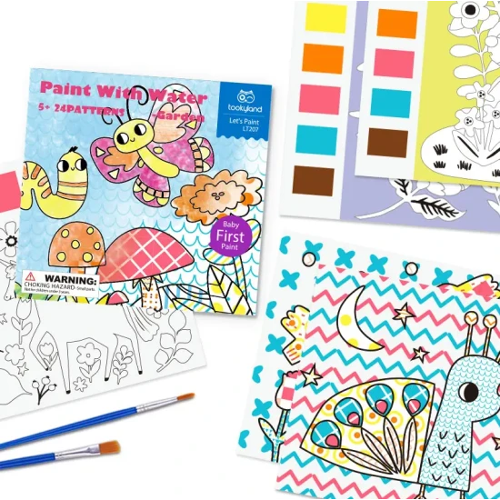 Malování vodou Akvarelové omalovánky Zahrada Tookyland