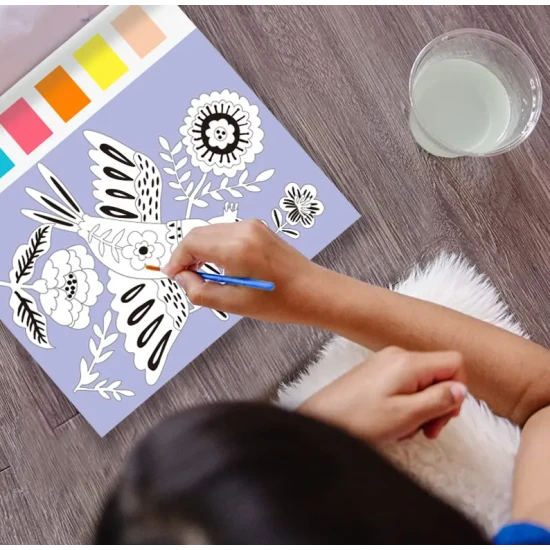 Malování vodou Akvarelové omalovánky Zahrada Tookyland