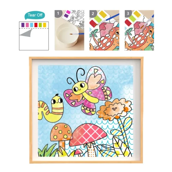 Malování vodou Akvarelové omalovánky Zahrada Tookyland