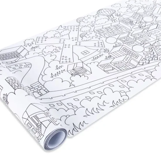 Maxi omalovánka v roli Města světa Tookyland