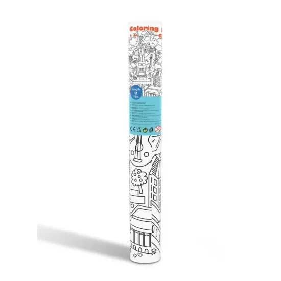 Maxi omalovánka v roli Města světa Tookyland