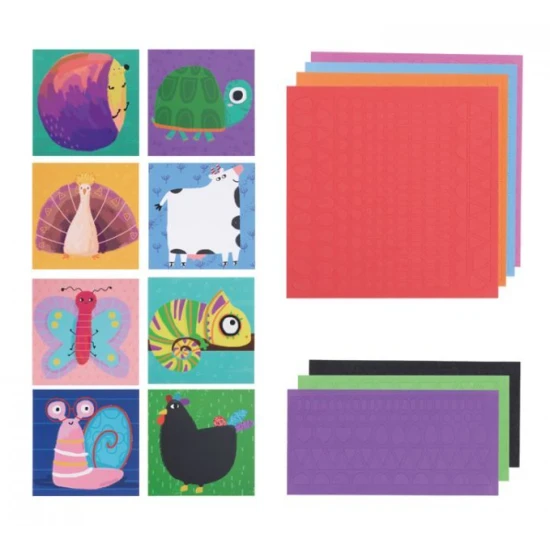 Nalepovací mozaika pro děti První zvířátka Tookyland