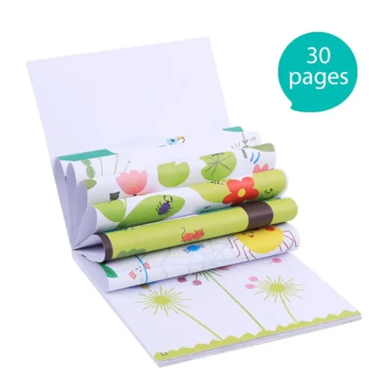 Omalovánky pro prstové barvy pro deti Svět Tookyland