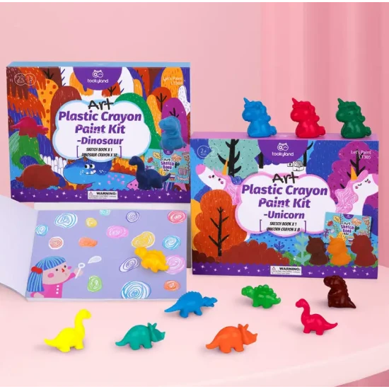 Kreativní sada Voskovky pro nejmenší Dinosaurus Tookyland.