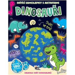 Svítící samolepky s aktivitami Dinosauři Svítící samolepky s aktivitami Dinosauři