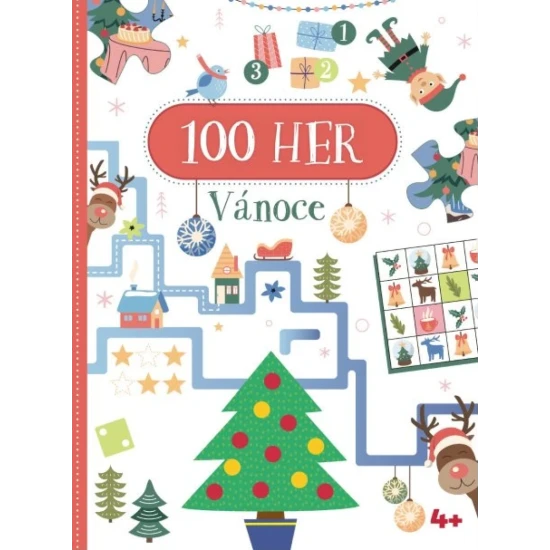 100 her Vánoce 4+: Skvělá zábava pro čtyřleté děti