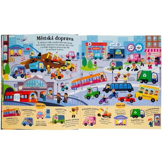 Interaktivní zvuková kniha pro děti s více než 200 zvuky a ilustracemi města