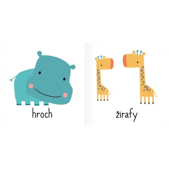 Zvířátka ze statku, v divočině, v moři, ze zoo, mláďátka i ta nejmenší zvířátka. Dítě se zábavnou formou naučí rozeznávat šedesát zvířátek!